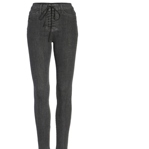 NWOT Hudson jeans bullocks high rise lace up